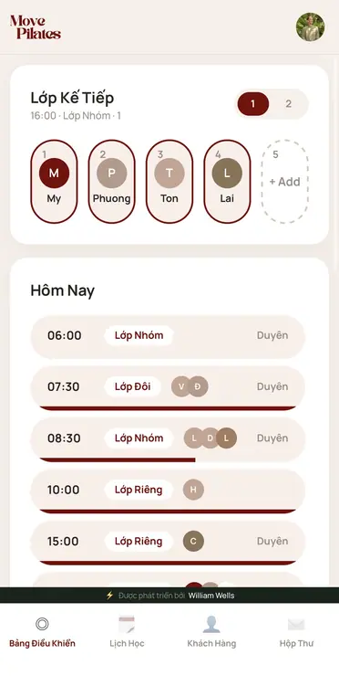 The floor map